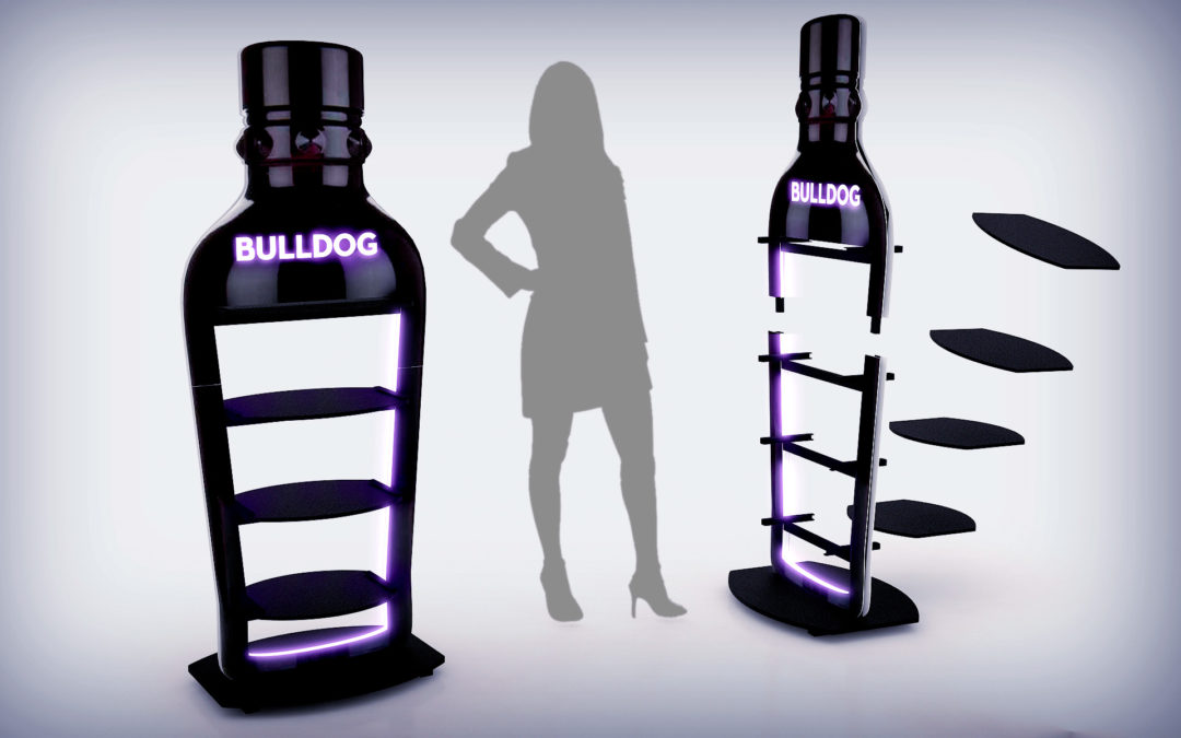 Expositor Luminoso Bulldog.